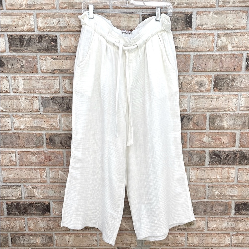 Sincerely Jules Cream Drawstring Pants